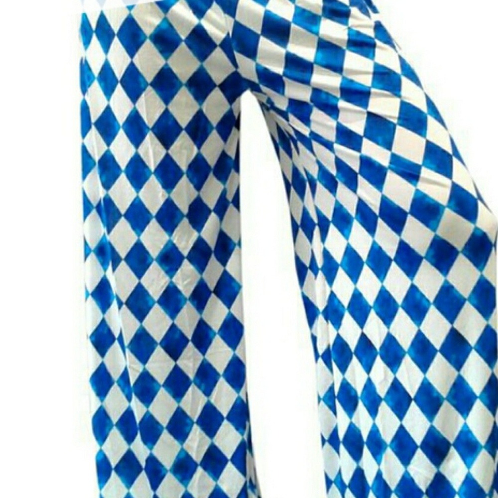 India boquite tie dye diamond palazzo pants